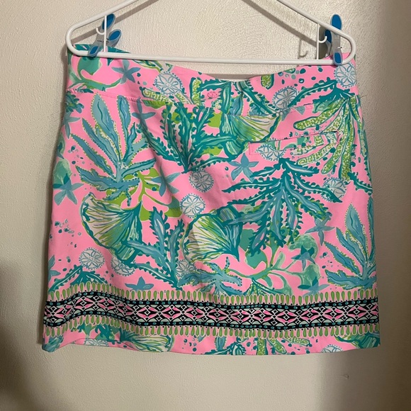 LILLY PULITZER Monica Skort in Mandevilla Baby Print UPD 50+ Women's Size 16 - Picture 4 of 4